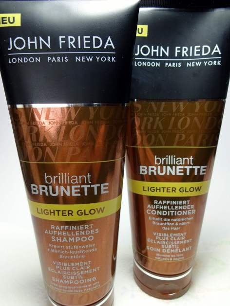 Review John Frieda Brilliant Brunette Lighter Glow Shampoo Conditioner Lieselotteloves